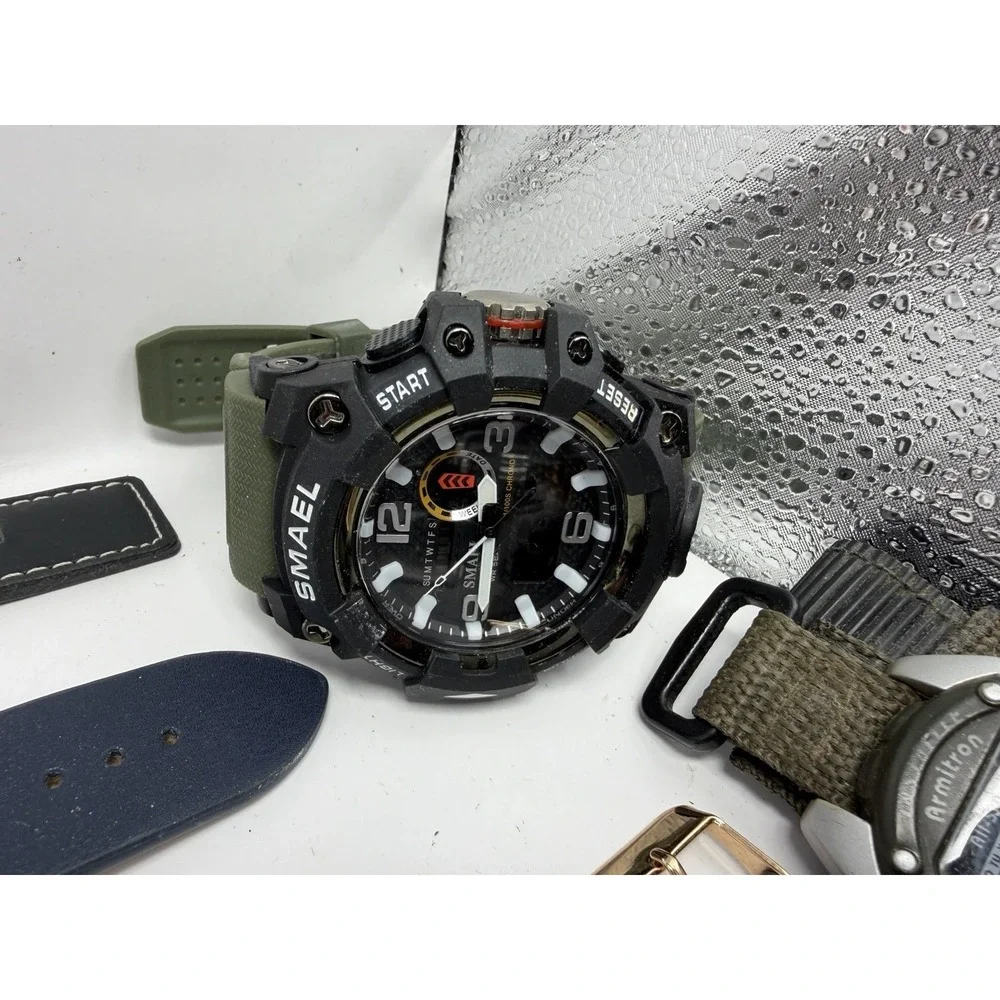 Mixed Brands Mens Watches Lot Of 16 For Parts Or Repair‎